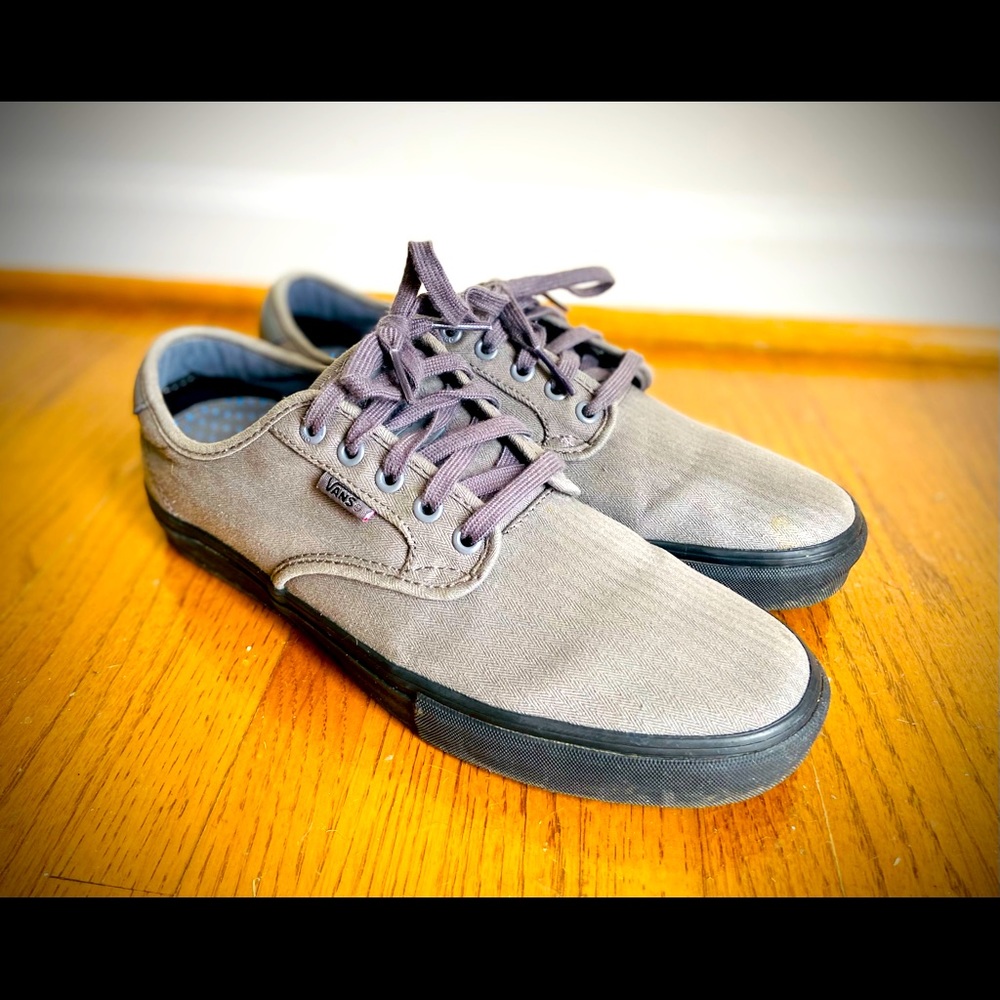 Lace-up Vans!  Practically new!